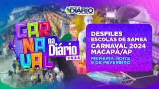 Desfiles das Escolas de Samba  1ª noite  Carnaval 2024 [upl. by Sipple]