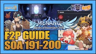 F2P GUIDE SOA 191200  Spires Of Ascension  Summoners War Chronicles [upl. by Illom]