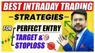 4 BEST Intraday Trading Strategies  Perfect Entry  Intraday Trading For Beginners in Share Market [upl. by Arleyne]