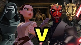 Kylo Ren  Rey vs Darth Maul  Savage Opress  Jedi Academy Ai Tag Team Battle [upl. by Marillin392]