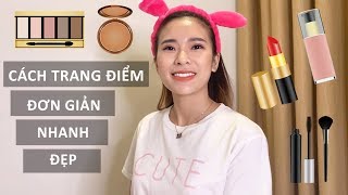 CÁCH TRANG ĐIỂM NHANH ĐƠN GIẢN ĐẸP TRONG 15 PHÚT  BÍ KÍP LÀM ĐẸP  Thúy Chi Bi [upl. by Clardy]