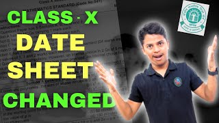 DATE SHEET CHANGED CLASS 10th  Date Sheet चेंज हो गई  Big Update CBSE [upl. by Hellene]