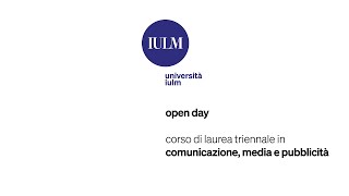 Open Day Triennali – Comunicazione media e pubblicità [upl. by Esra]