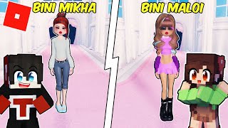 BINI MIKHA vs BINI MALOI SINONG MANANALO sa RAMPAHAN sa ROBLOX  Dress To Impress  ROBLOX [upl. by Chil]