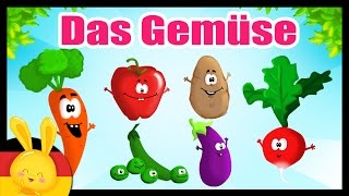 Das Gemüse auf deutsch lernen  German vocabulary  Fruits amp vegetables  Titounis [upl. by Nabila73]