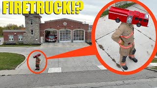 when your drone sees FireTruck Head at the Fire Station Dont stop Keep driving away Fast [upl. by Netta457]