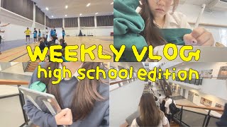 high school week in a life of a SENIOR vlog  muids [upl. by Gonagle]