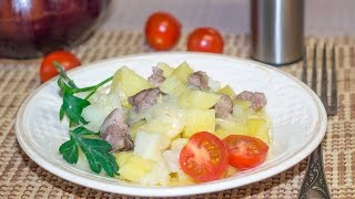 Мясо и картошка в горшочках в микроволновке [upl. by Chancey629]