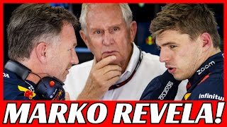 BOMBA MARKO REVELA QUE FUTURO DE VERSTAPPEN ESTÃ LIGADO A [upl. by Hajan]