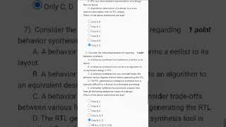 NPTEL Course VLSI Design Flow RTL to GDS Assignment 01 Answers July 2024 [upl. by Alrak]