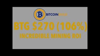 Bitcoin Gold BTG Mining Profitability [upl. by Sedgewick]