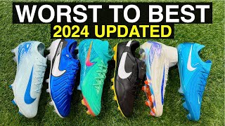 RANKING EVERY 2024 Nike football boot from WORST to BEST  UPDATED [upl. by Nerua634]