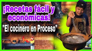 ¡Tres Recetas Económicas para la semana  El Cocinero en proceso recetasdecocina comidamexicana [upl. by Arlena]