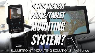 Is this the BEST phonetablet mount  Bulletpoint Mounting Soulutions [upl. by Auburta]