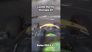 Lando Norris Mistake in Q1 ⏱️ f1 bakugp landonorris [upl. by Molli]