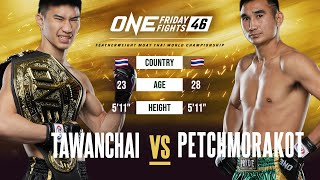 Tawanchai vs Petchmorakot  Muay Thai Full Fight [upl. by Martel]