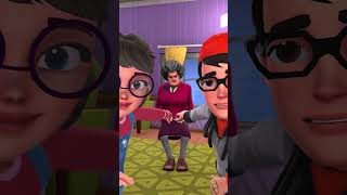 Scary Teacher 3D  Rubber Band Challenge Squid Game Edition  New Episode  Cartoon Series [upl. by Yanad624]