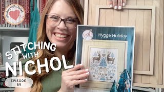 Cozy Cross Stitch Hygge Holiday SAL 2024 FLOSSTUBE Episode 89 [upl. by Aihsenor324]