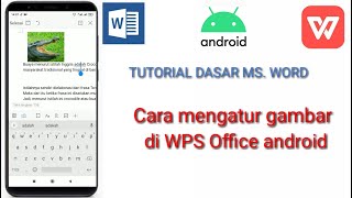 Cara mengatur gambar di wps office [upl. by Anastassia]