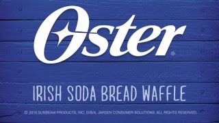 Oster® Flip Waffle Maker  Irish Soda Bread [upl. by Nileek]