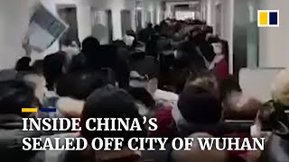 China coronavirus a look inside the sealed off city of Wuhan [upl. by Lorain143]