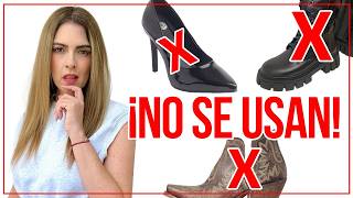 7 ZAPATOS y BOTAS que PASARON de MODA y qué USAR en Vez [upl. by Yaya130]