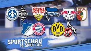 YTBUNDESLIGA SPORTSCHAU I Samstagsspiele I 14 Spieltag [upl. by Atirres]