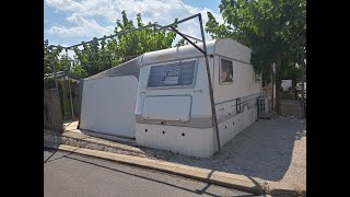 Static Touring Caravan For Sale On Camping Villasol Campsite in Benidorm For £18000 [upl. by Mushro]