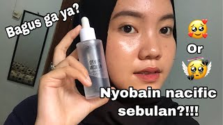 review NACIFIC phyto niacin whitening essence setelah pemakaian SEBULAN [upl. by Dannie]