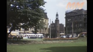 Bydgoszcz Poland 1973 old cine film 345 [upl. by Clementis427]