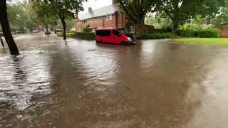 Flooding mill lane Bartley green birmingham [upl. by Shelia]