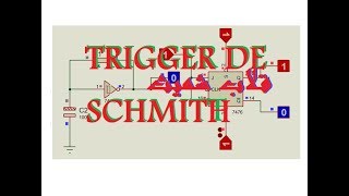 trigger de schmitt اشارة الساعة بالبوابات المنطقية [upl. by Fesuoy898]