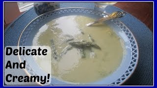 6 Ingredients  How to make cream of asparagus soup  Grøn aspargessuppe [upl. by Yorick]