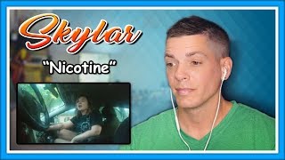 Skylar Anderson Reaction  quotNicotinequot Panic At The Disco cover [upl. by Eads]