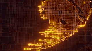 A AStar Pathfinding Algorithm Visualization on a Real Map [upl. by Ahselyt896]