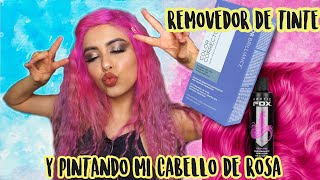 ION Color Corrector Cómo REMOVER Tinte Fantasía  Arctic Fox Virgin Pink [upl. by Amaerd]