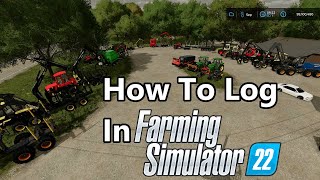 Beginners Guide to Logging in Farming Simulator 22 Foresty Guide [upl. by Idorb997]