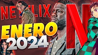 Estrenos Netflix Enero 2024  Top Cinema [upl. by Stein]