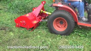 Tractor Tools Direct  Caroni Flail Mower Demonstration  Model TM 1300B [upl. by Bigner709]