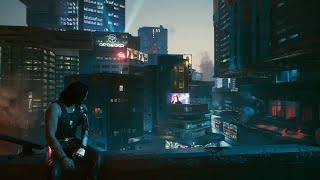 quotNocturne Op55N1quot Ambient Music  Cyberpunk 2077 [upl. by Natale696]