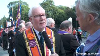 Orange Order march brings members from UK to Edinburgh [upl. by Enivid221]