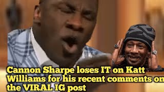 🚨😲🔥Cannon Sharpe Stands up to Katt Williams on disdainful comments of his mistake VIRAL IG Videos [upl. by Chrysa662]