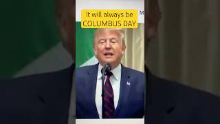 HAPPY COLUMBUS DAY from President Trump  🇺🇸 [upl. by Wrdna]