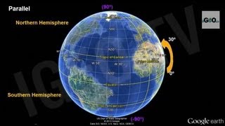 Earth Parallels and Meridians Latitude and Longitude IGEO TV [upl. by Nicoline30]