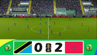 Tanzania vs Morocco 02  FIFA World Cup 26™ CAF Qualifiers  Match Highlights [upl. by Aldos]