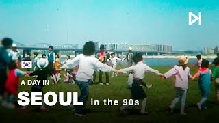 A Day in SEOUL in the 90s  4K [upl. by Nennahs382]