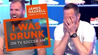 I Was Drunk On Tv Soccer Am  James Haskell [upl. by Atirak]