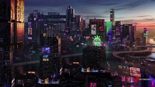 Cyberpunk 2077 Night City live Wallpaper 1080p [upl. by Ladnik]