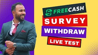 Can You Really Get Paid on FreeCash Live Survey and Withdrawal Test [upl. by Bolt366]