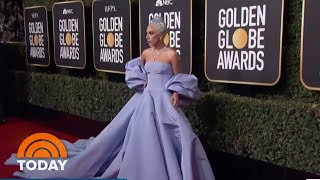 Golden Globes Red Carpet Fashion See The BestDressed Stars  TODAY [upl. by Burchett]